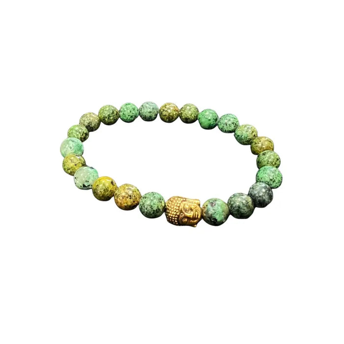 BUDDHA BRACELET - AFRICAN TURQUOISE