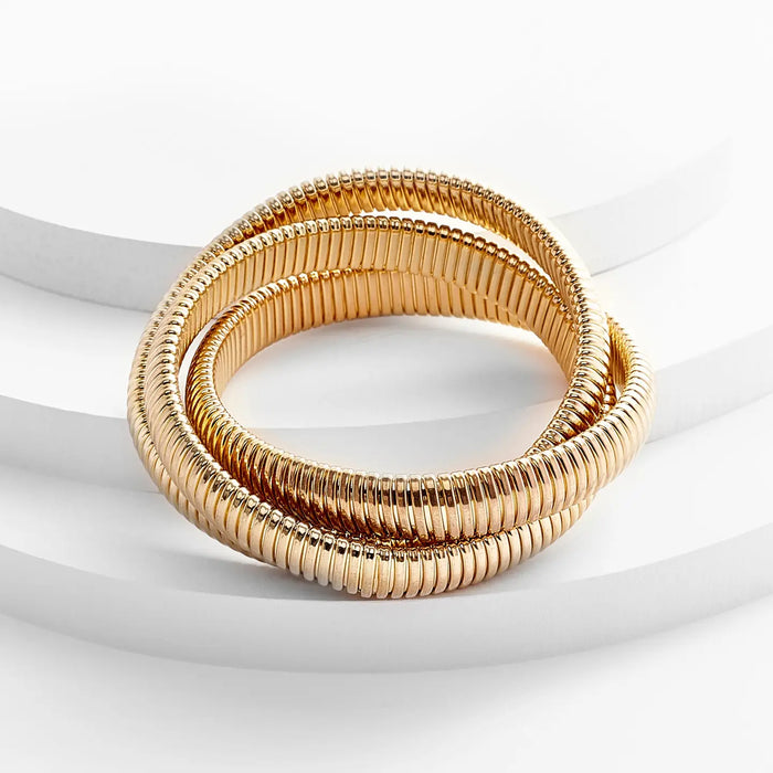 CLEMENTINE TRIPLE COBRA BRACELETS