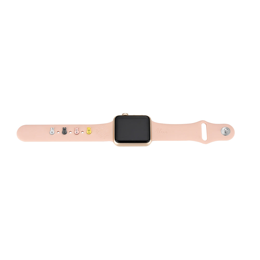 PERSONALIZED EASTER BUNNY WATCH BAND DECORATION FOR APPLE WATCH
