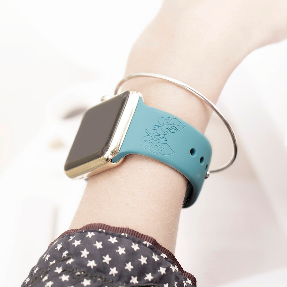 CUSTOMIZED FLOWER WATCH BAND FOR APPLE WATCH