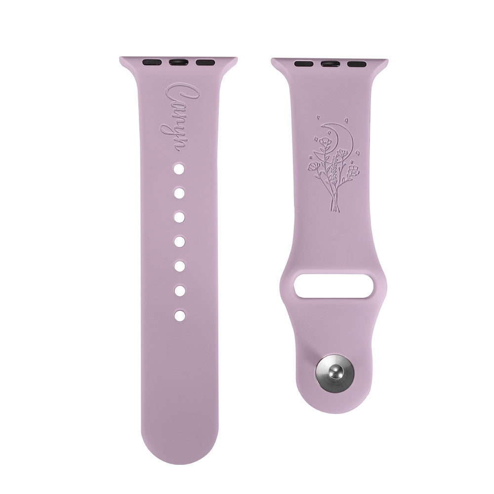 CUSTOMIZED FLOWER WATCH BAND FOR APPLE WATCH