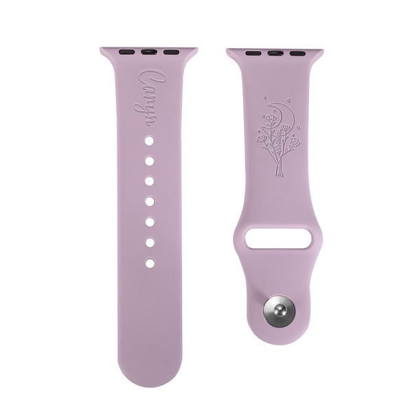 CUSTOMIZED FLOWER WATCH BAND FOR APPLE WATCH
