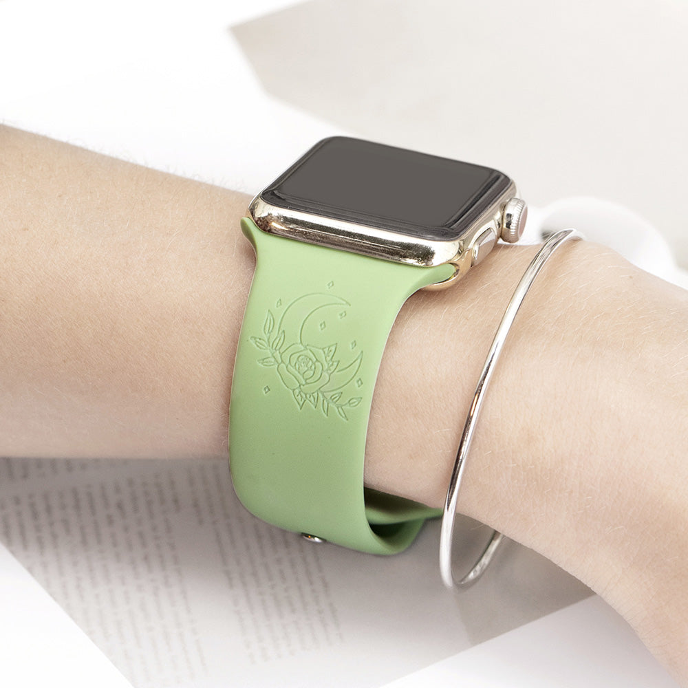 CUSTOMIZED FLOWER WATCH BAND FOR APPLE WATCH
