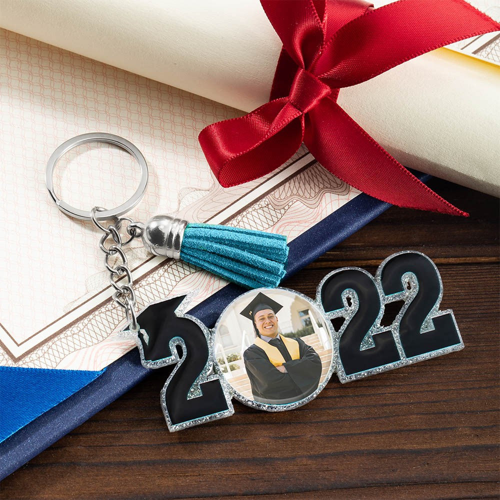 GRADUATION KEYCHAIN WITH PERSONALIZED PHOTO