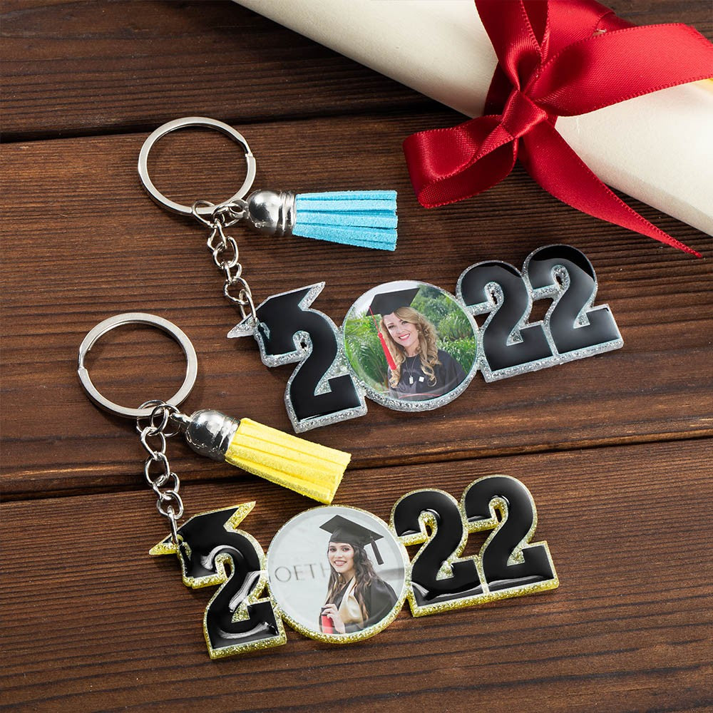 GRADUATION KEYCHAIN WITH PERSONALIZED PHOTO