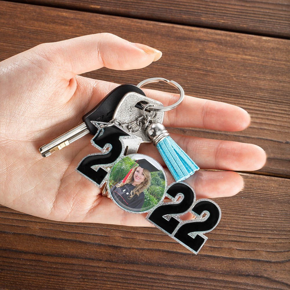 GRADUATION KEYCHAIN WITH PERSONALIZED PHOTO