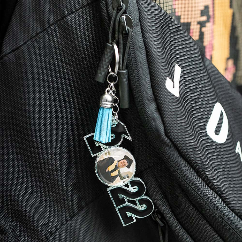 GRADUATION KEYCHAIN WITH PERSONALIZED PHOTO