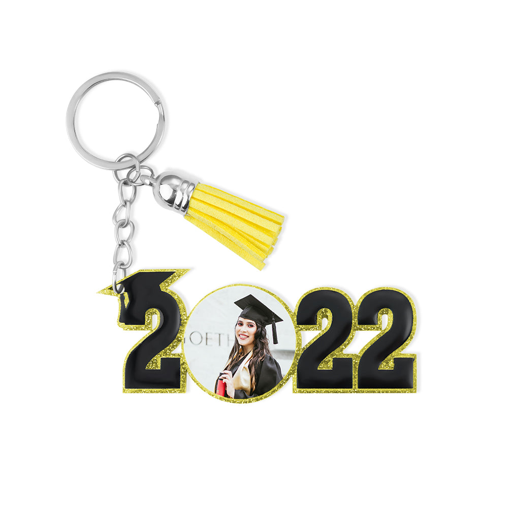 GRADUATION KEYCHAIN WITH PERSONALIZED PHOTO
