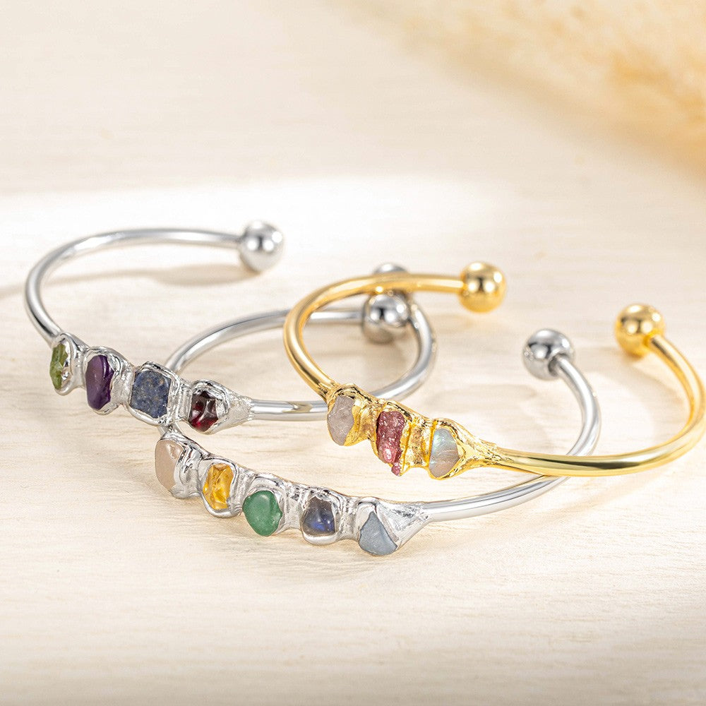 CUSTOM FAMILY BIRTHSTONE BRACELET