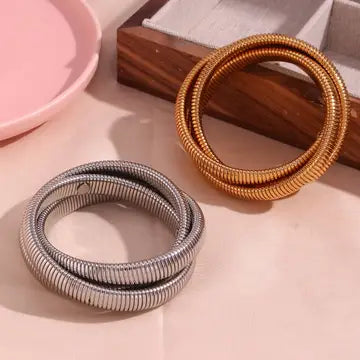 CLEMENTINE TRIPLE COBRA BRACELETS